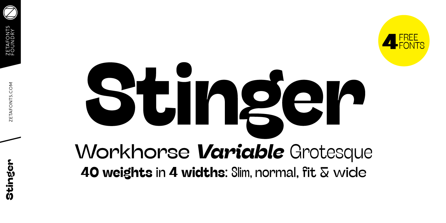 Stinger Fit Font